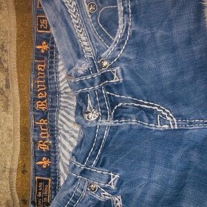 Rock Revival Blue Jeans